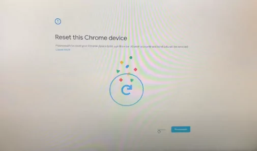 Power wash Your Chromebook