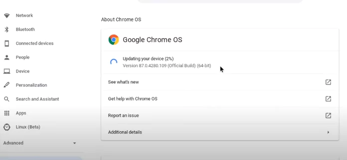 Updating ChromeOS