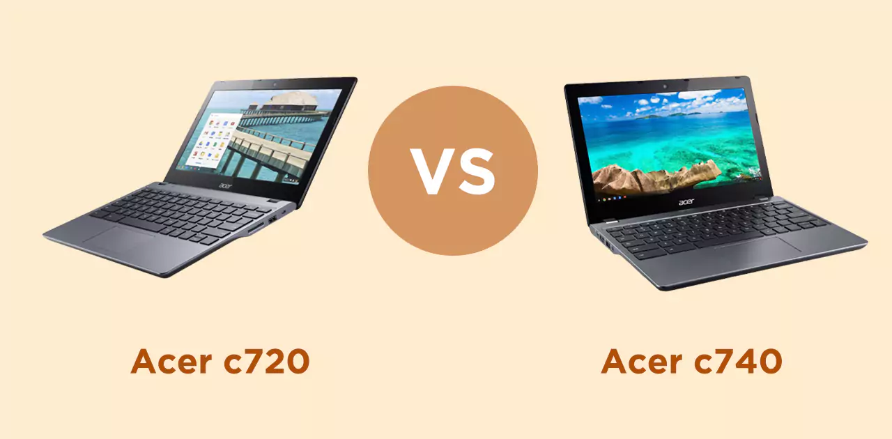 Acer c720 vs c740 Chromebook
