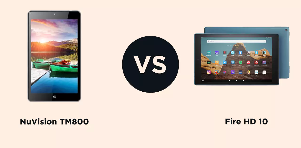 NuVision tablet vs kindle fire